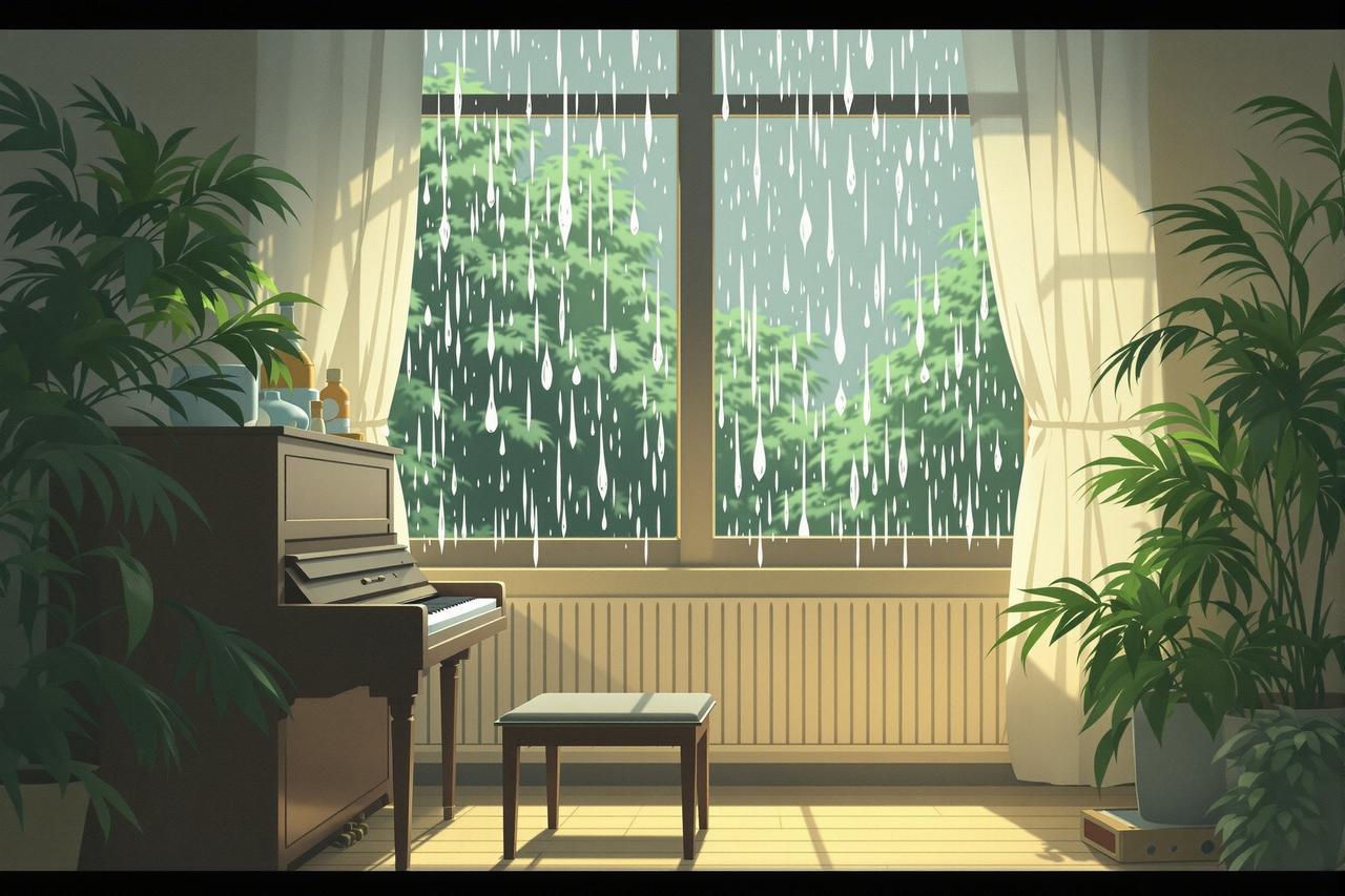 Al漫剧黄 - 雨天的旋律 Al漫剧黄 - 雨天的旋律,治愈日常治愈动漫短剧