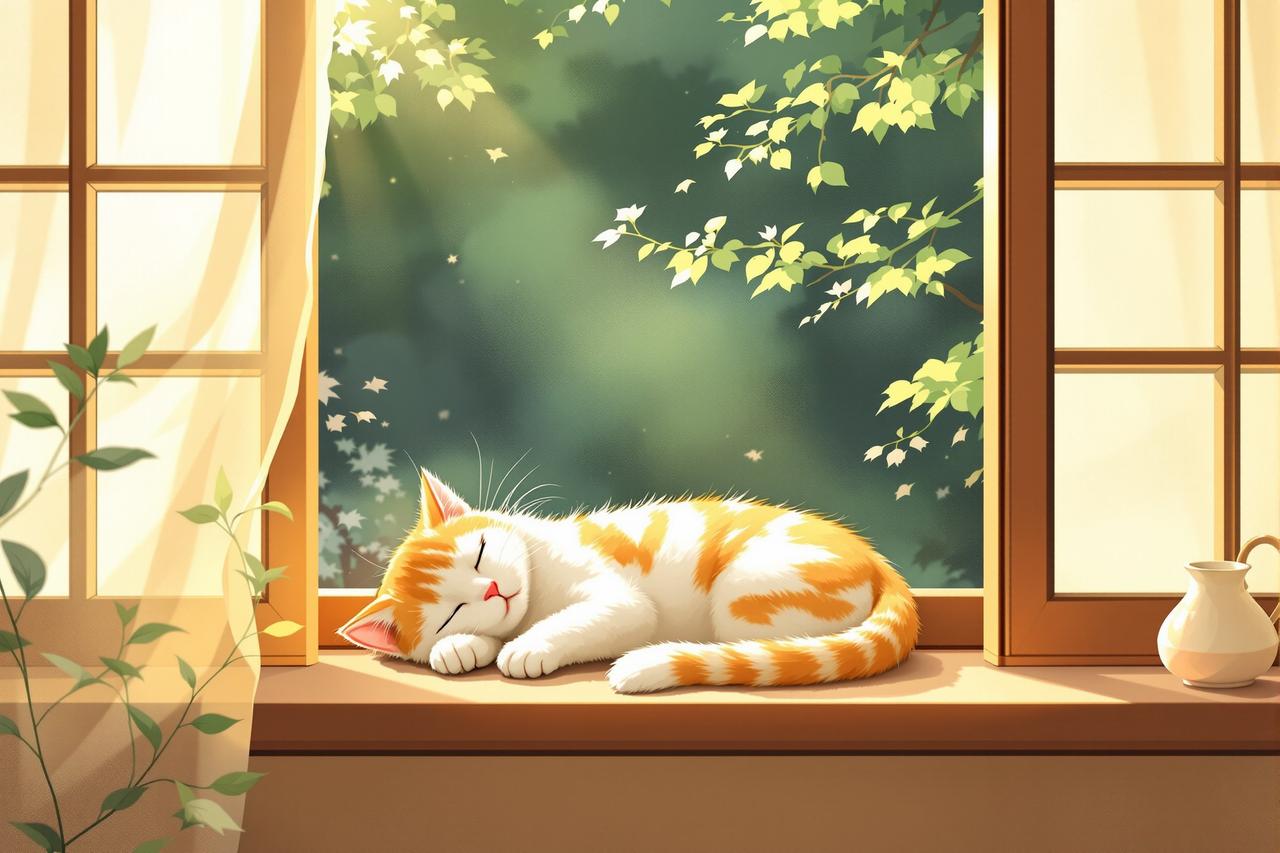 Al漫剧黄 - 猫咪的午后 Al漫剧黄 - 猫咪的午后,暖心陪伴治愈动漫短剧