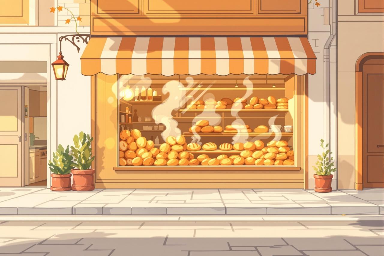 Al漫剧黄 - 面包店的早晨 Al漫剧黄 - 面包店的早晨,治愈日常治愈动漫短剧